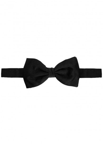 Black Silk Bow Tie