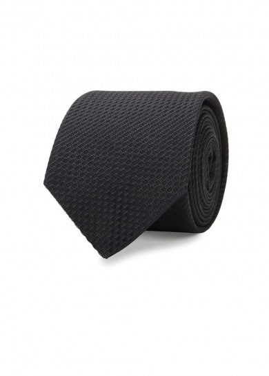 Black Jacquard Tie