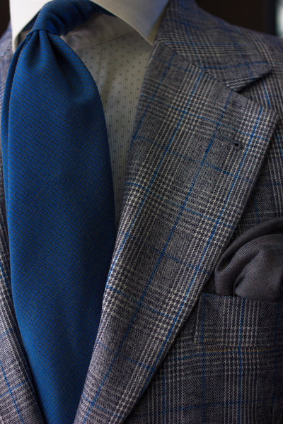 Grey & Blue Linen Sports Jacket